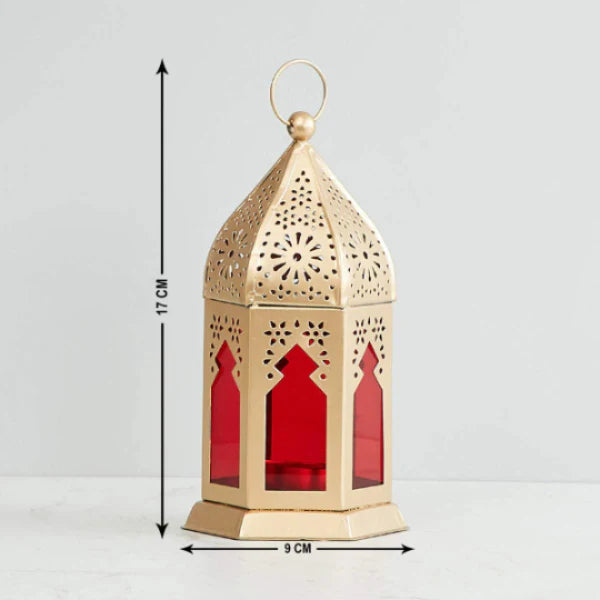 Vintage Moroccan Lantern Rustic Wedding Lighting Set of 2