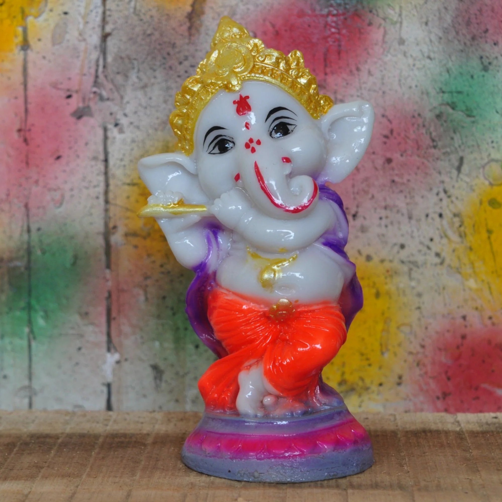 Musical Ganesha Polyresin Showpiece Main image