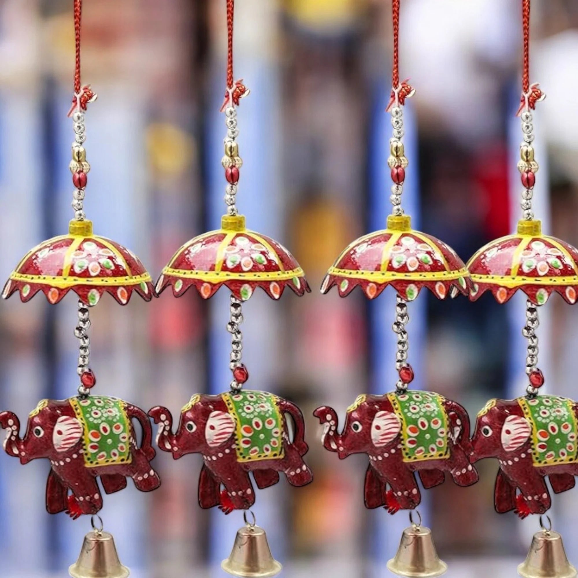 Beautiful Elephant Hanging Door For Home Set of 4 pc Main image