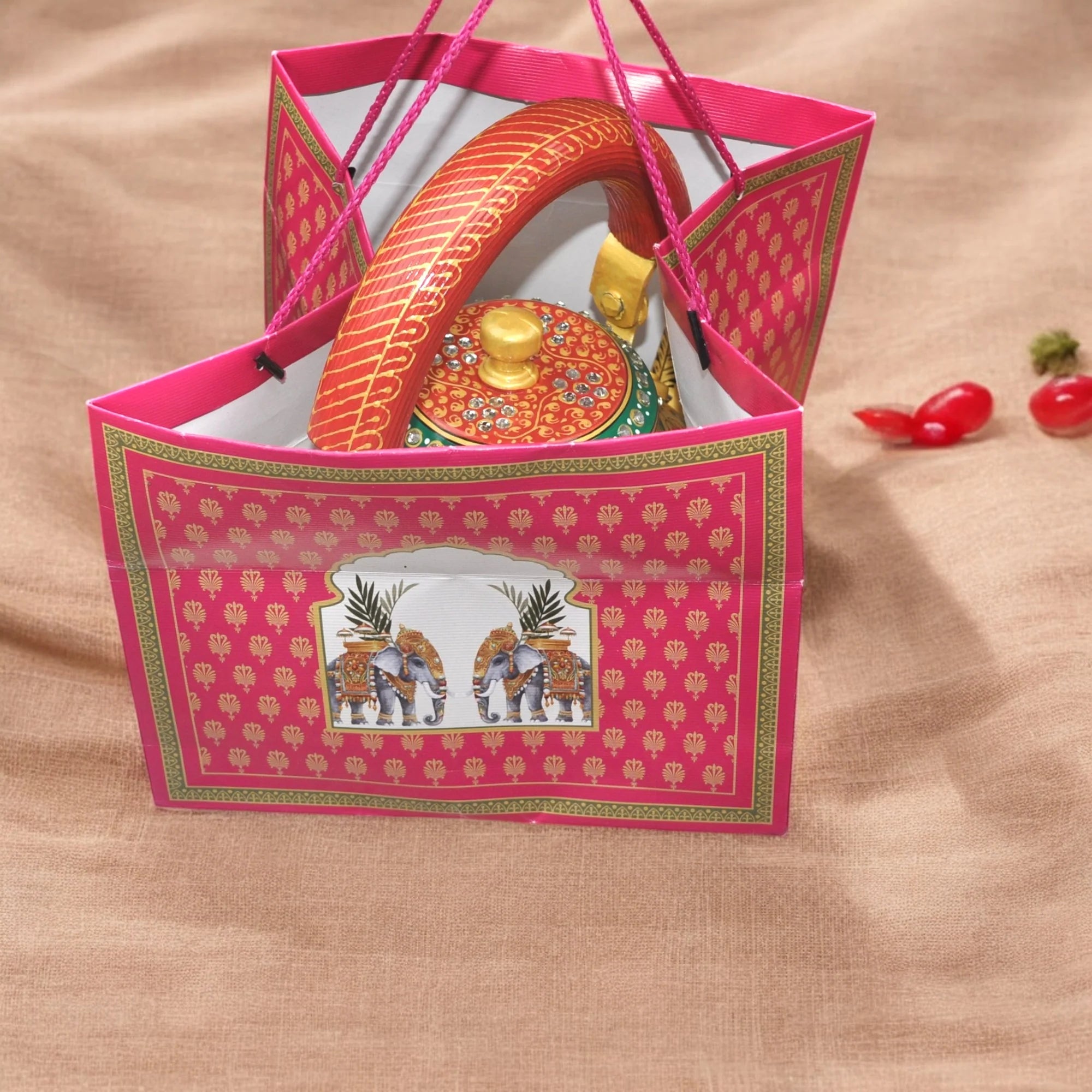 Decorative Aluminum Painted Tea Kettle