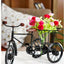 Wood And Iron Cycle Rickshaw Table Top Showpiece