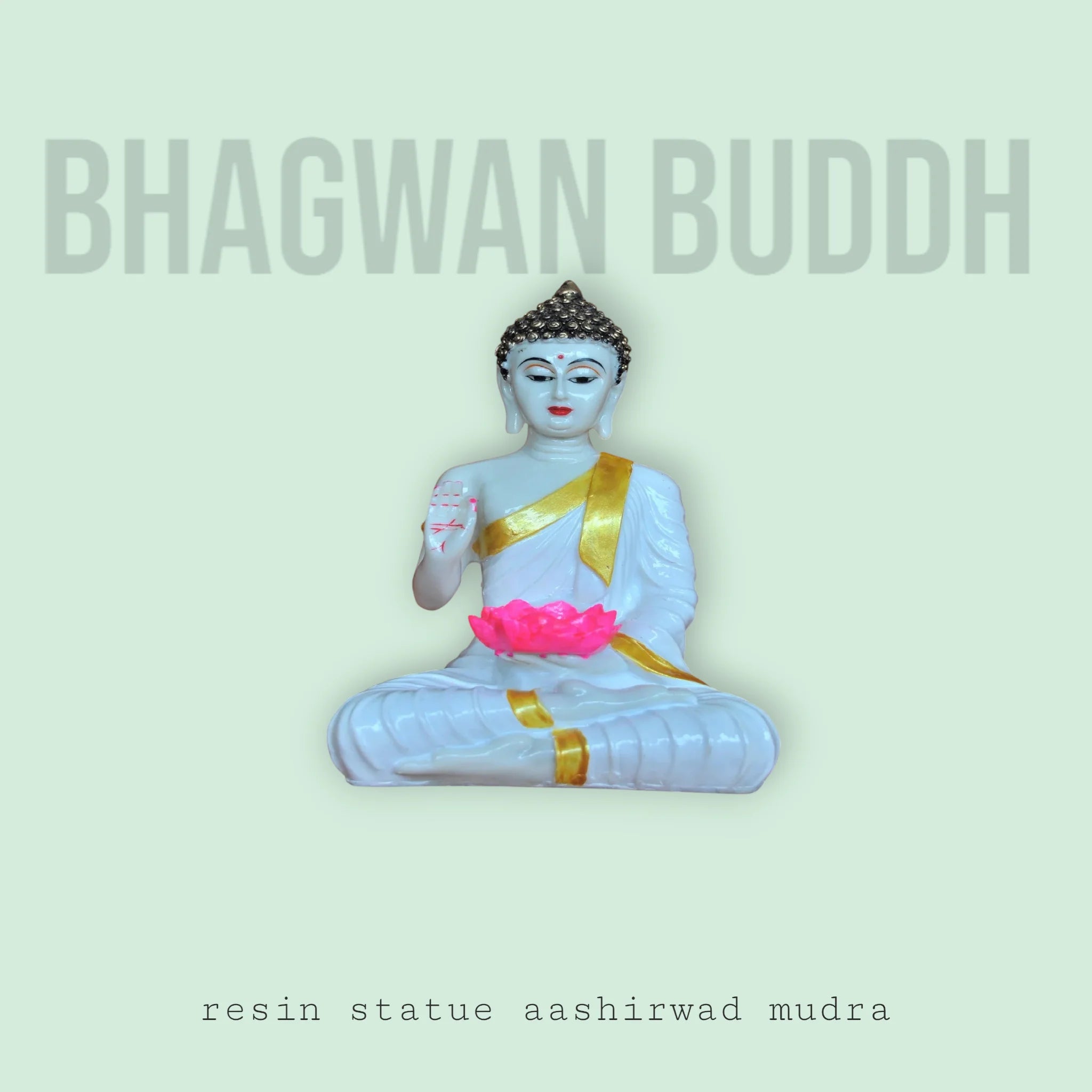 Beautiful Buddha Idol Statue Showpiece For Home 7 Inch Secondary image